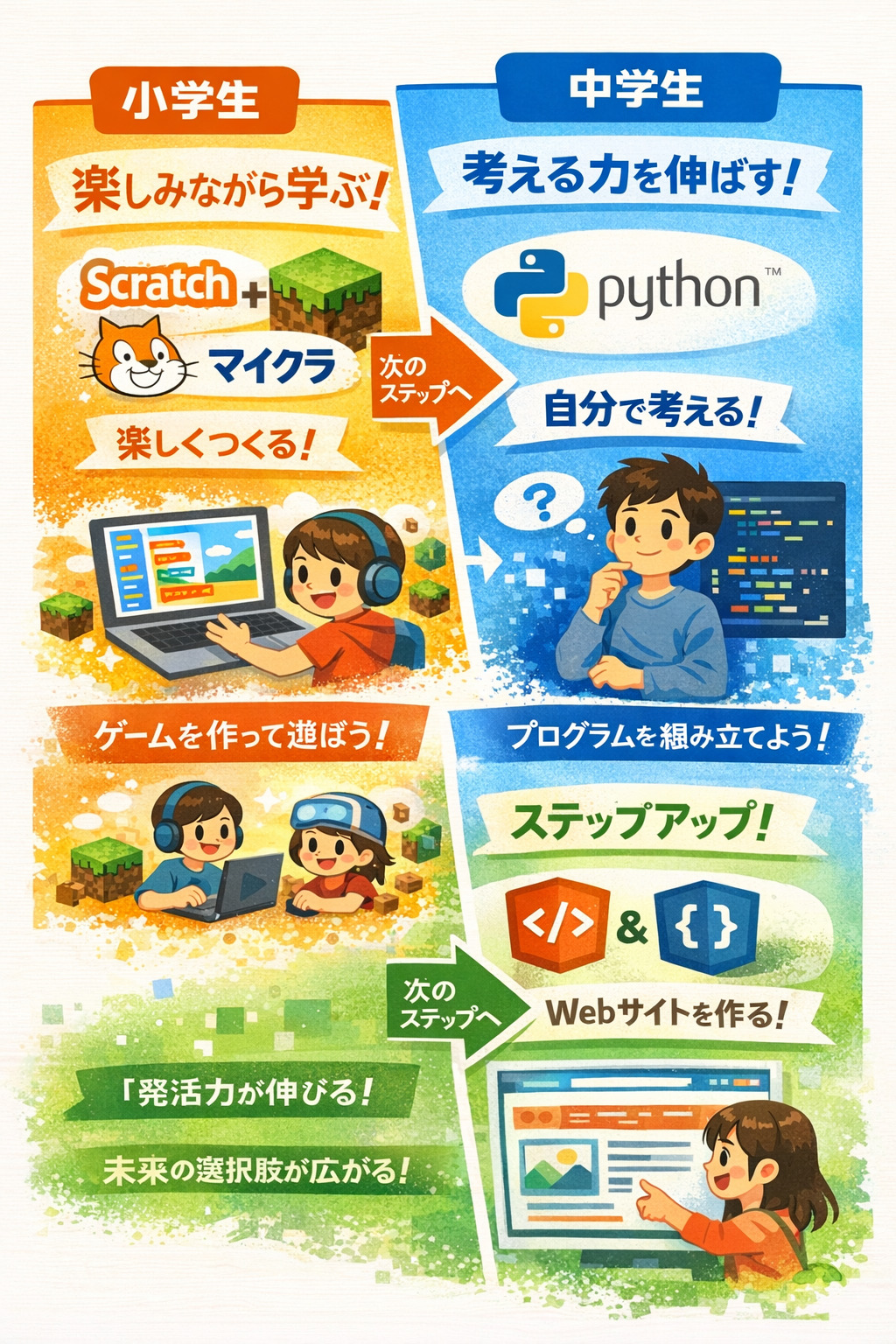 学びのロードマップ図解